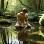 Home 6 나르키소스와 에코의 신화 - **Prompt: The Unending Gaze of Narcissus**
A highly detailed, painterly illustration of the exqu...