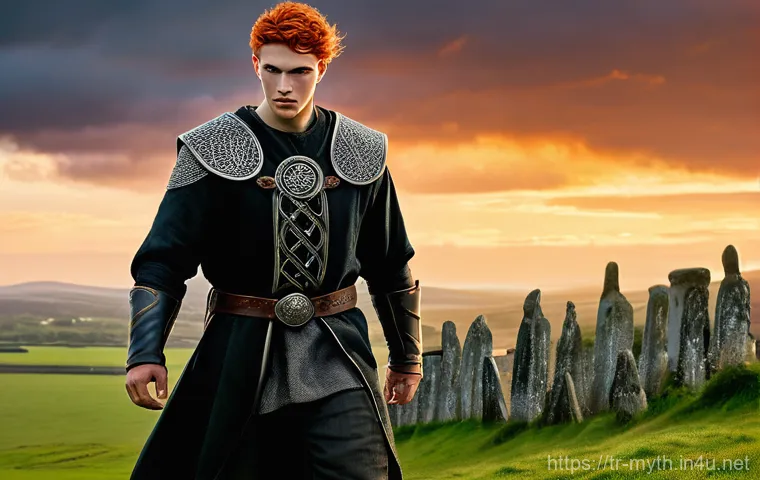 쿠훌린과 켈트 영웅 이야기 - **Prompt 1: The Birth of a Legend - Sétanta Becomes Cú Chulainn**
A powerful, epic illustration ...